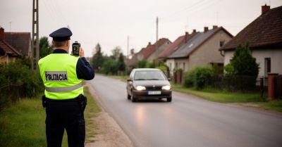 70-latek jechał za szybko i miał nieważne prawo jazdy